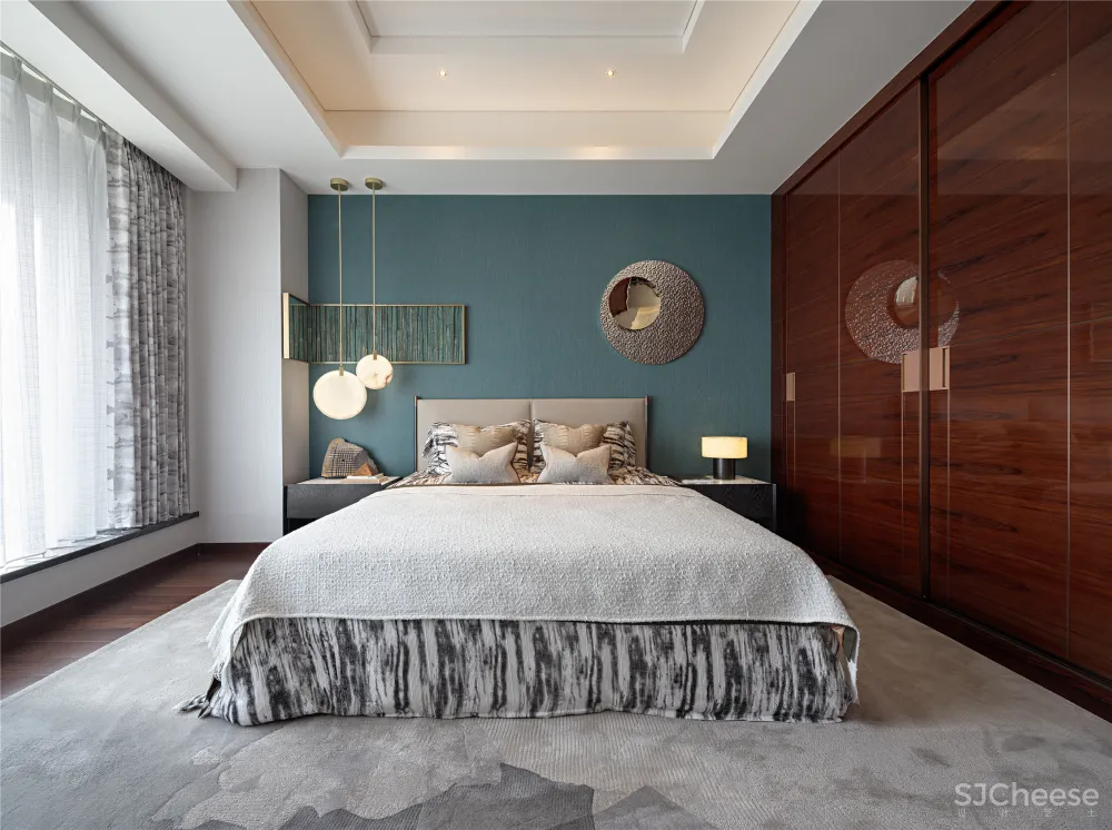 深圳中心·天元 383㎡ 平层公寓样板房,大尺度格局比别墅还大气