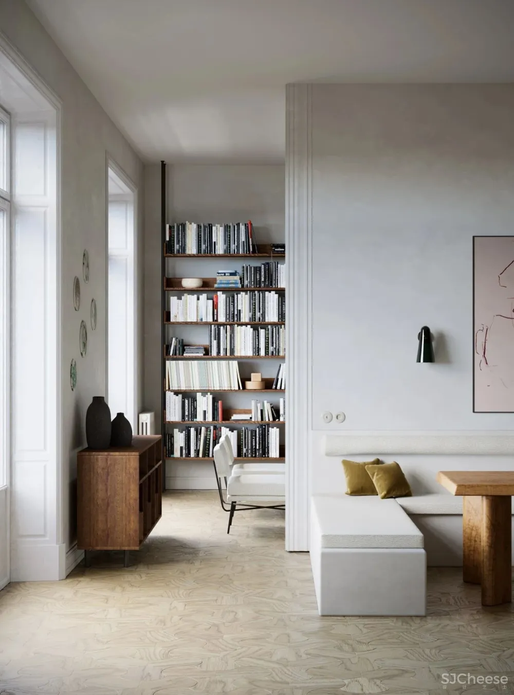 复古轻奢风,诗意般的美宅!