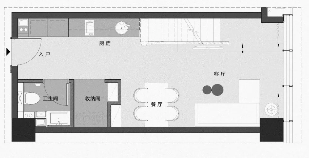 ADF后象设计 武汉「国采公寓T2」三套LOFT现代公寓