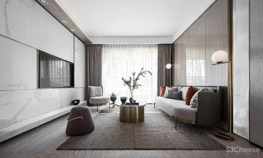 121㎡与97㎡低奢风样板间，摩登大方又不失浪漫！