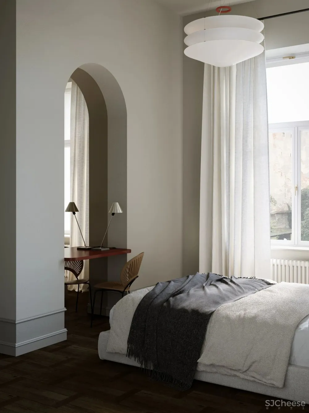 复古轻奢风,诗意般的美宅!