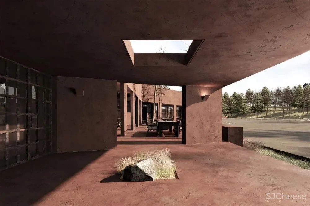 山谷餐厅,东方侘寂美学丨东形西见设计