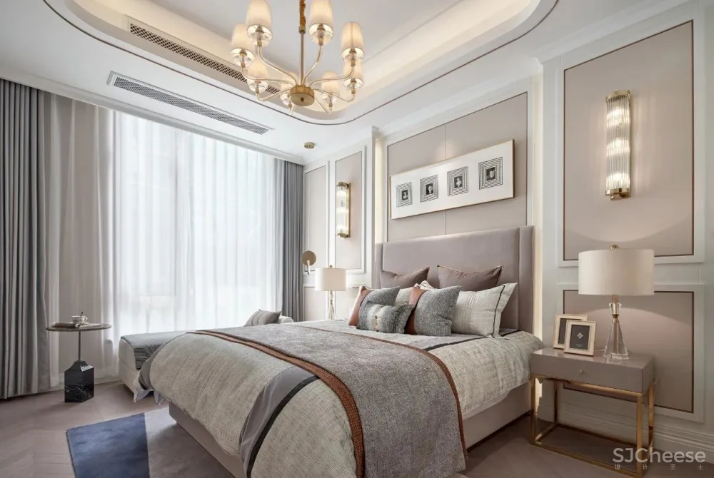 中性色作为空间主色调，搭配以暖温度的姜黄！