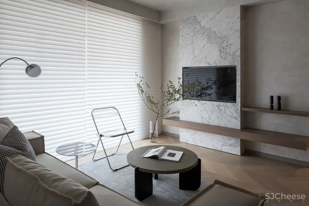 大理石 艺术漆,诠释质朴侘寂美学 观致设计