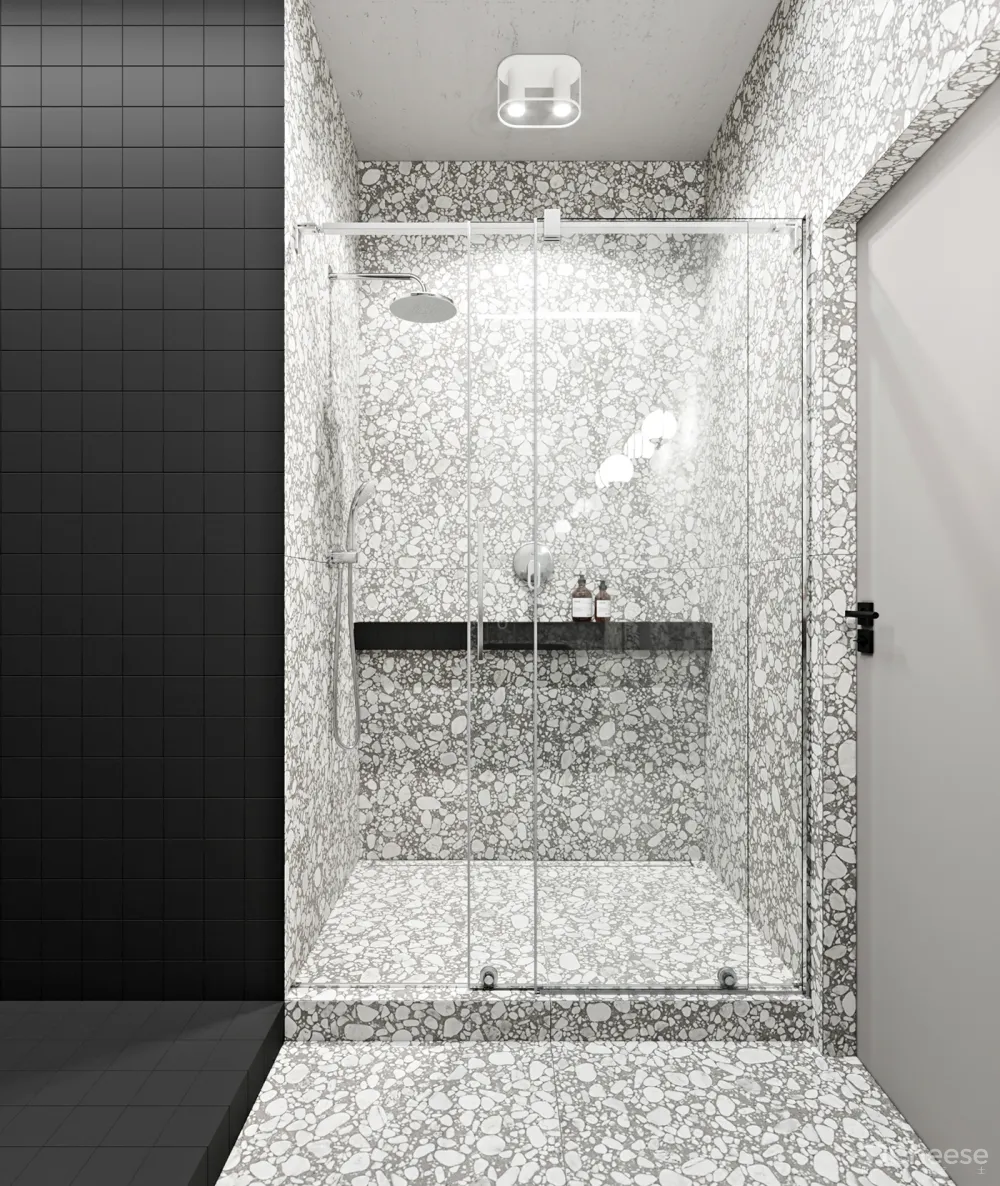 102㎡ 高级黑,墙面这么拼房间更显高