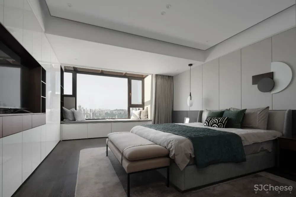 忱意设计:260㎡ 意式极简风叠墅,还原设计本真