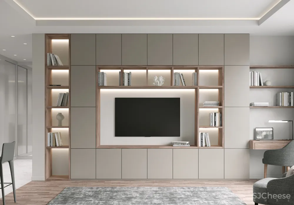 62㎡现代公寓,用线条衬托高级感