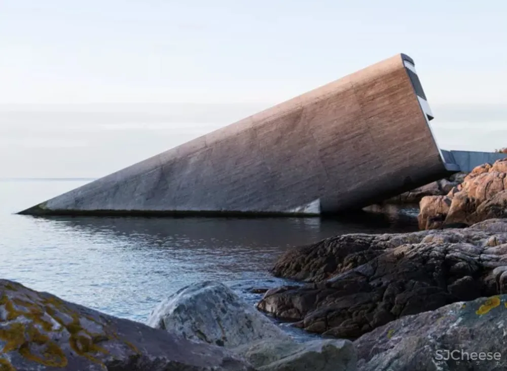 斯诺赫塔设计的木结构办公楼,用景观包裹外墙,环保的材料都是可回收的