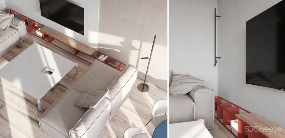 这样装 1㎡ 都不放过,好看又省空间!