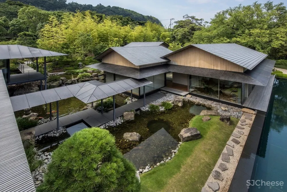 占地5300㎡的东京别墅—宁静舒意的“水樱桃房子” 隈研吾