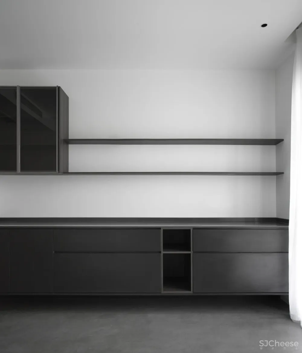 150㎡黑白现代风,将色彩运用到极致,时髦灵动