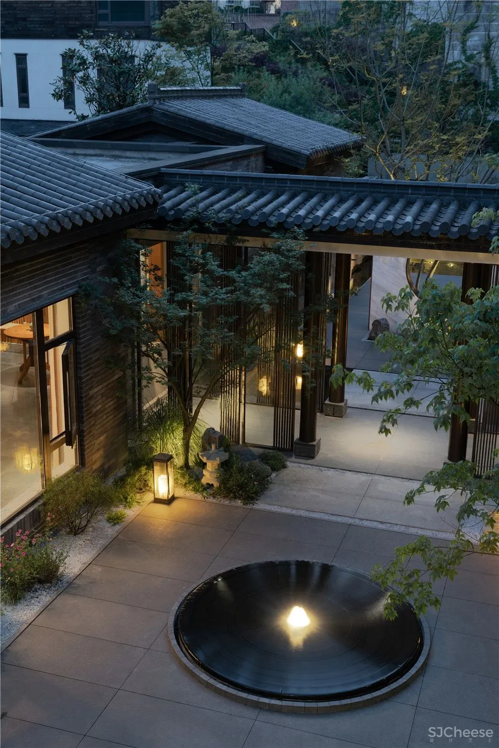 400㎡中西合璧带院子的美宅,养老度假两相宜,太羡慕了!