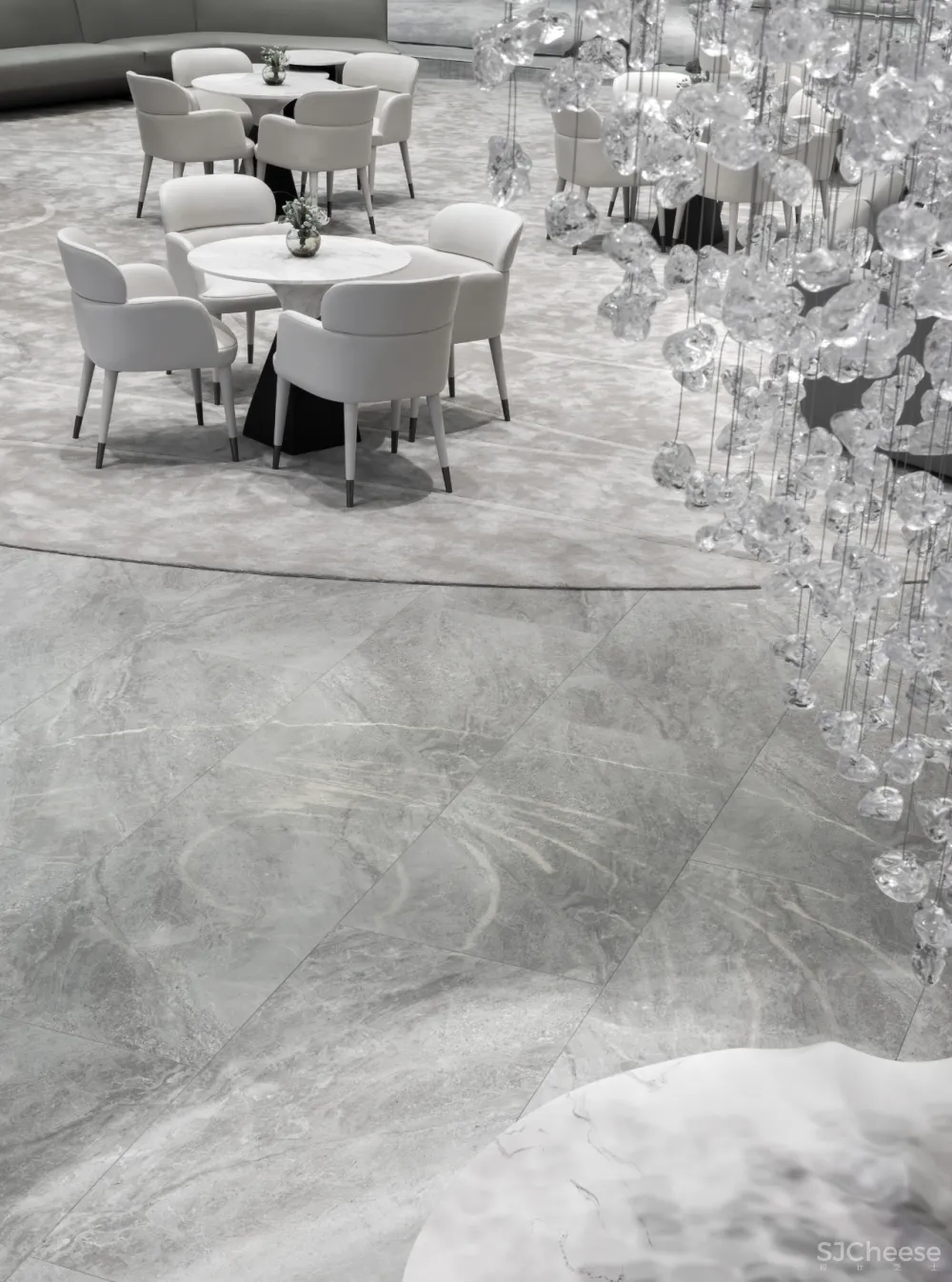 几朵设计 曲线悠游处,光影照花筑