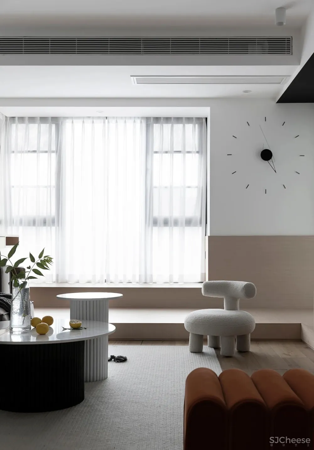 极致黑白 温润原木!