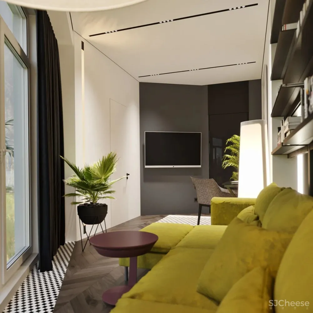 轻奢之美 丨一个空间,两个方案