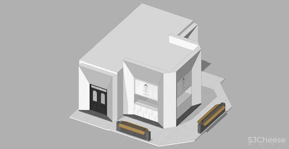 甜品是空间的主角