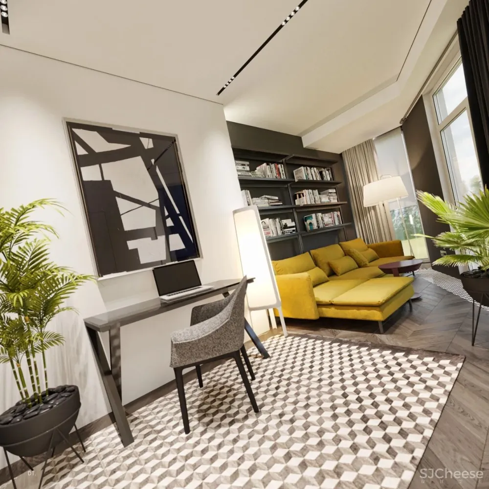 轻奢之美 丨一个空间,两个方案