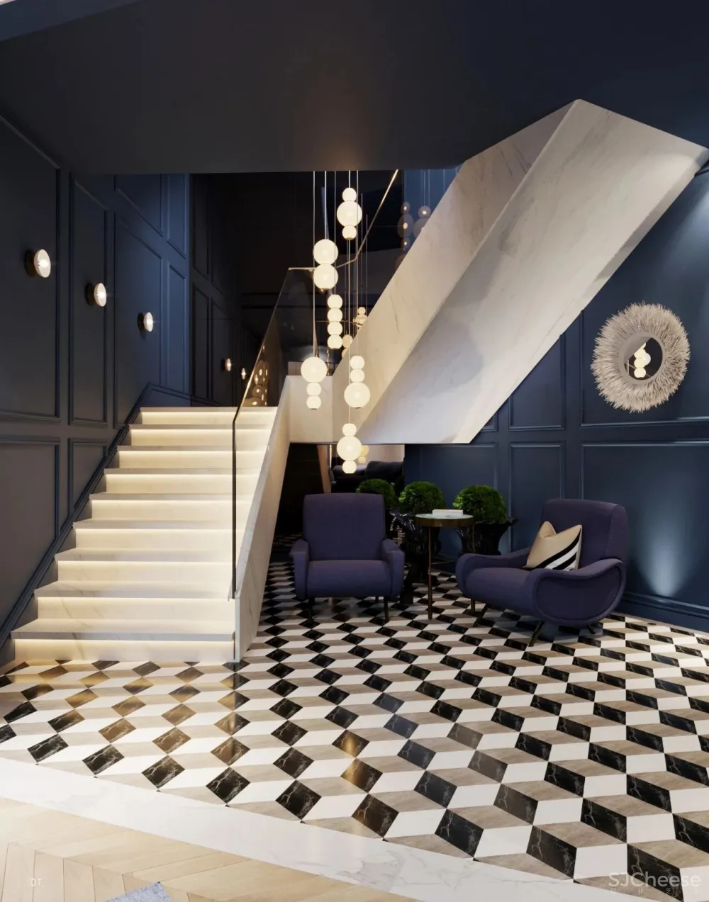 轻奢之美 丨一个空间,两个方案