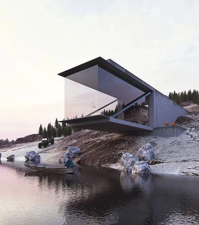 黑色别墅,如此好看!