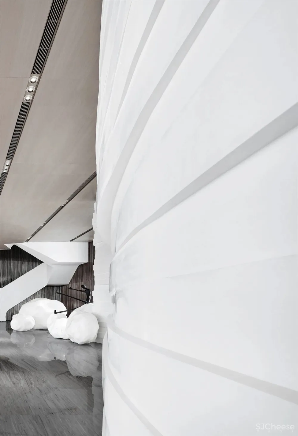 和谐韵律演绎售楼空间刚性之美 |EH DESIGN 易和