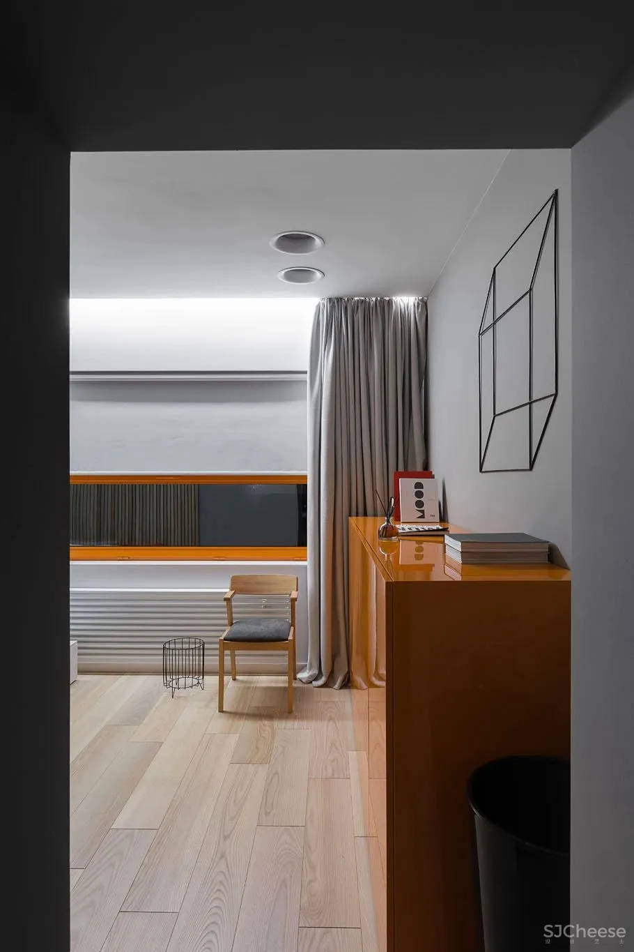 310㎡水泥灰 原木,质朴舒适!