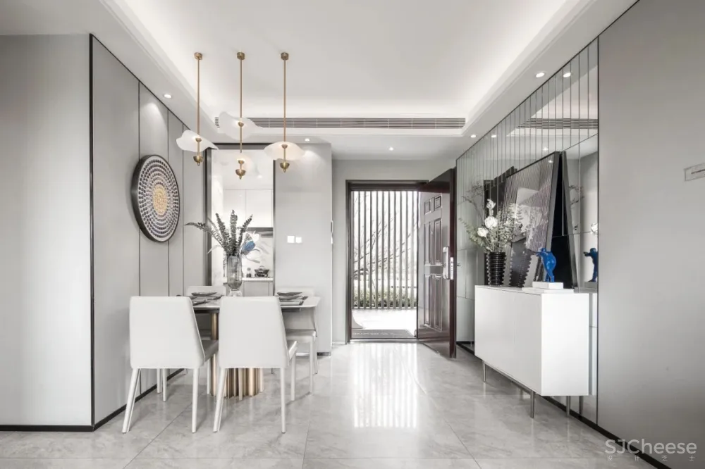 57㎡现代简约,温馨优雅的质感,让小户型也档次自然