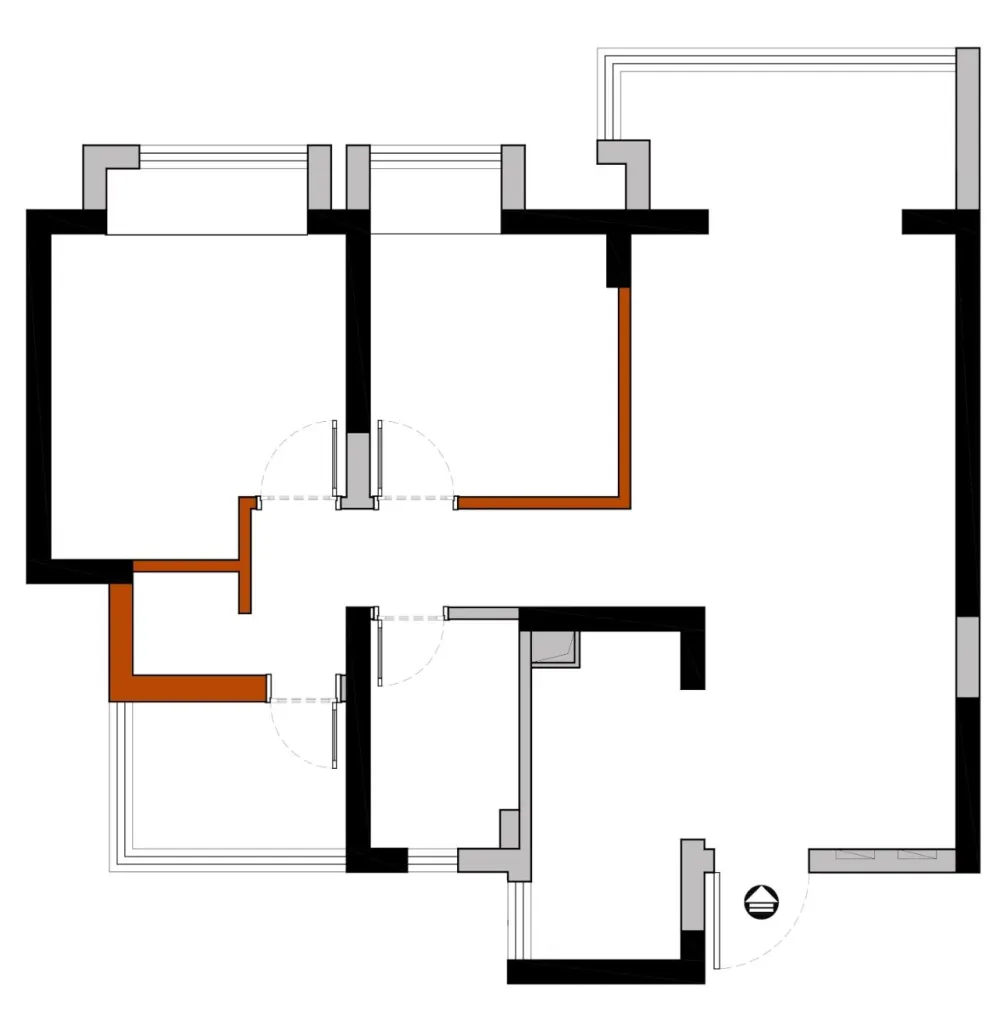 界面穿插、体块交叠,层次丰富的多维空间 云行设计