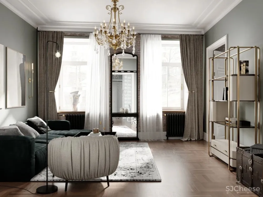 高级住宅,复古轻奢范儿!