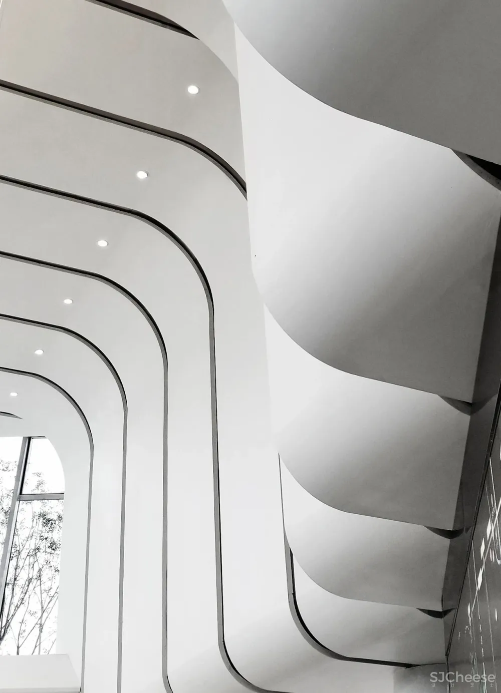 天鼓设计:线条的韵律,极简空间的秩序美学