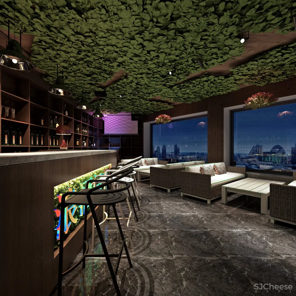 苗寨酒馆“浪酒闲茶”西江店 金戈设计