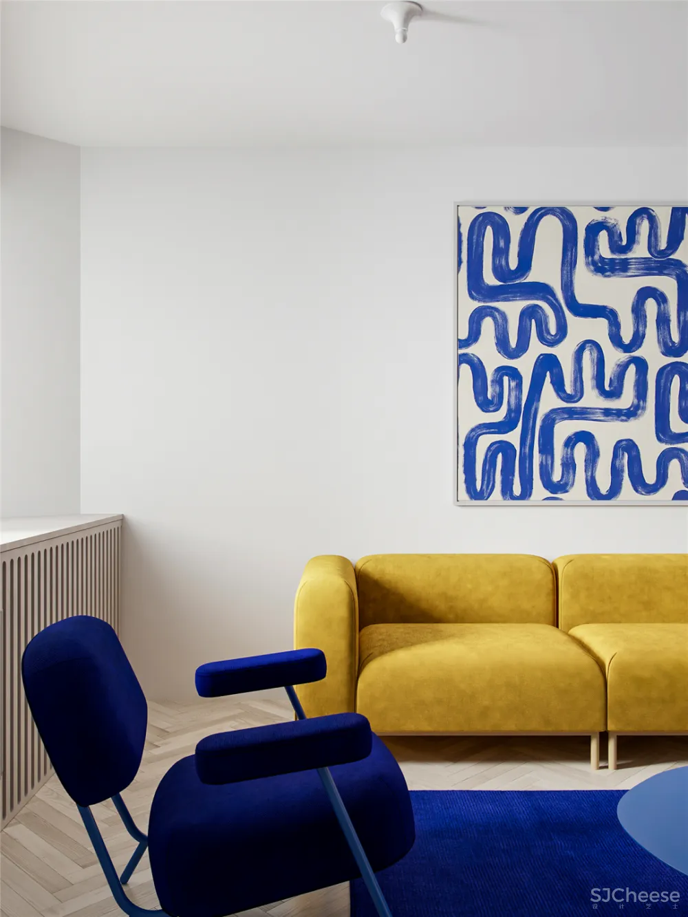 90㎡小资一居室,细节处挥洒时尚气息!