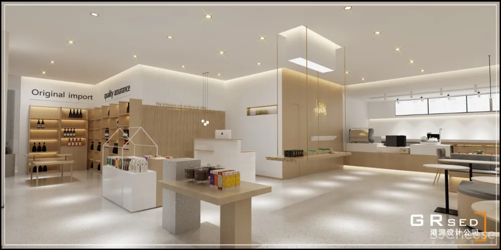 山东商场咖啡轻奢店设计