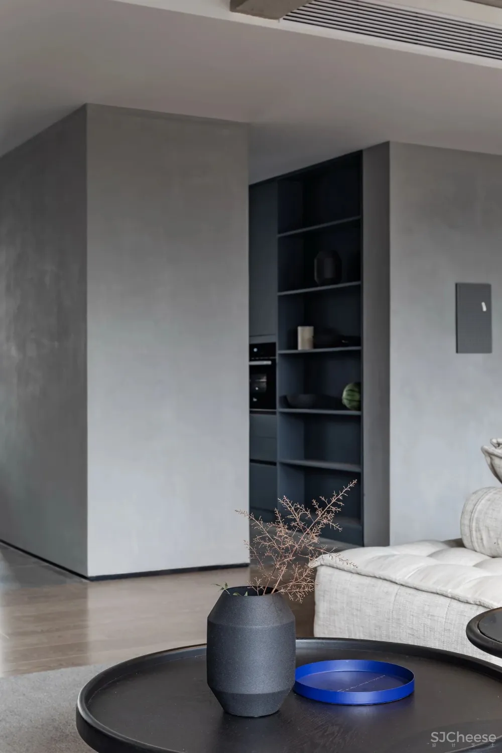 裸墙搭配天然石皮,打造绝美复式空间 云行设计