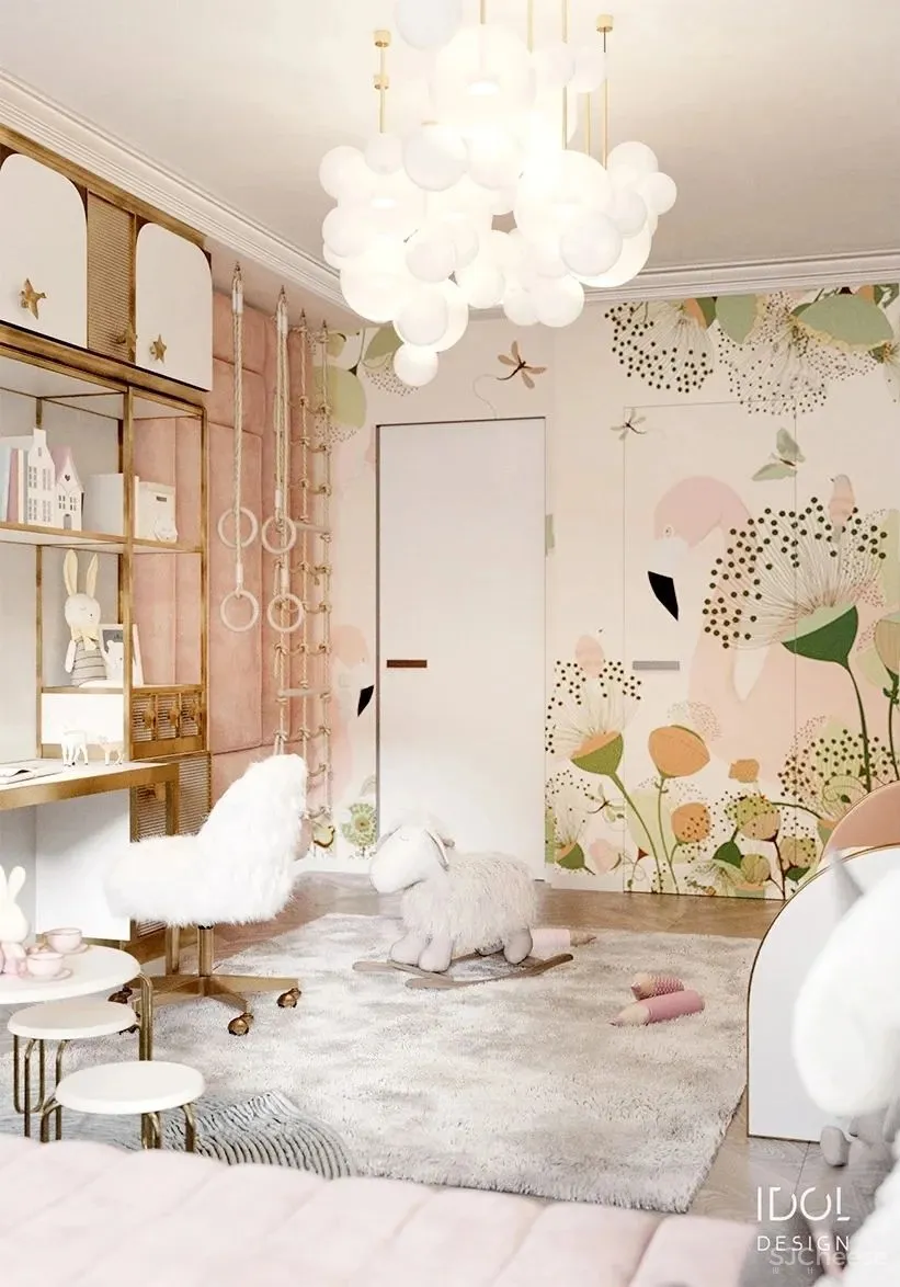 122m²轻奢私宅,红与黑,竞芳菲