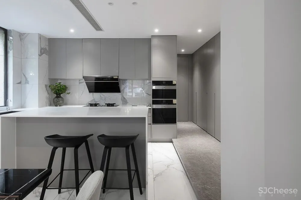 互动社交厅 大尺度起居套间,减压治愈的家 赫设计