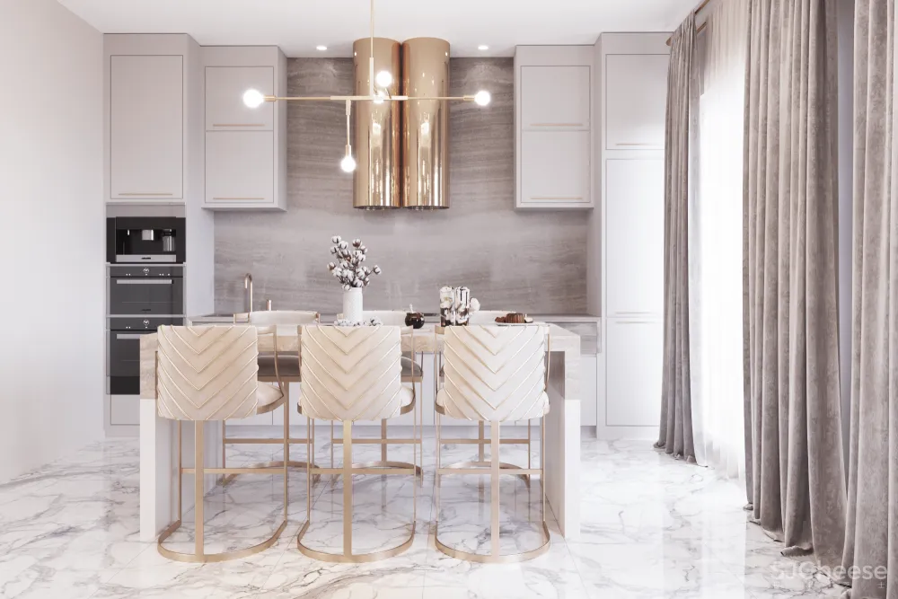 灰粉 金色,轻奢迷人!