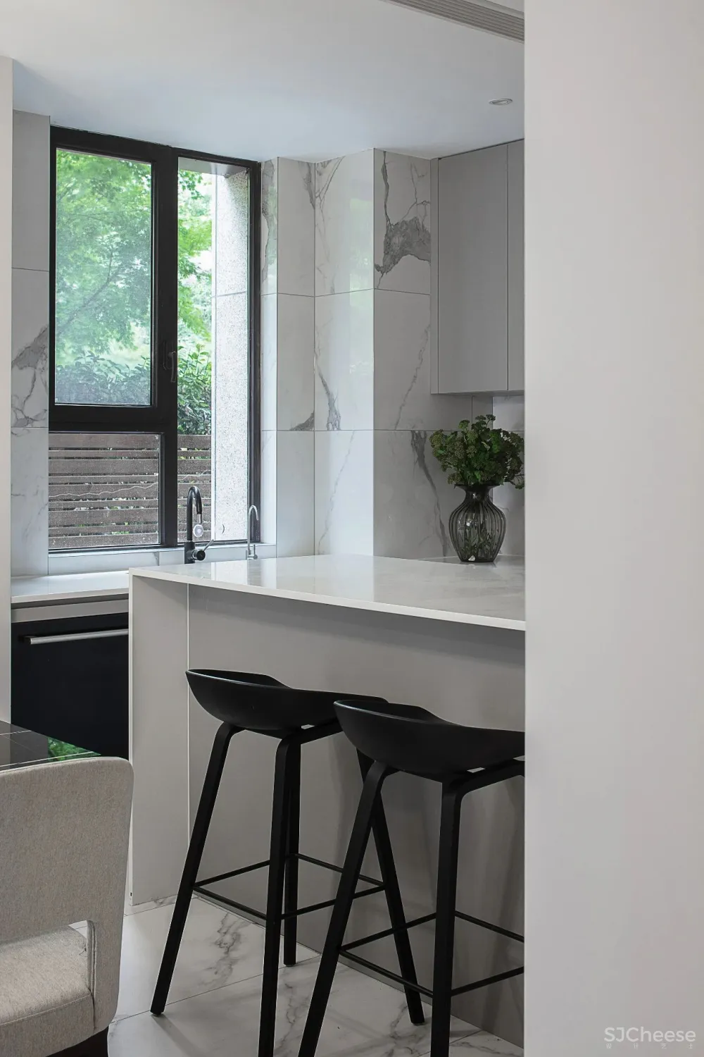 互动社交厅 大尺度起居套间,减压治愈的家 赫设计