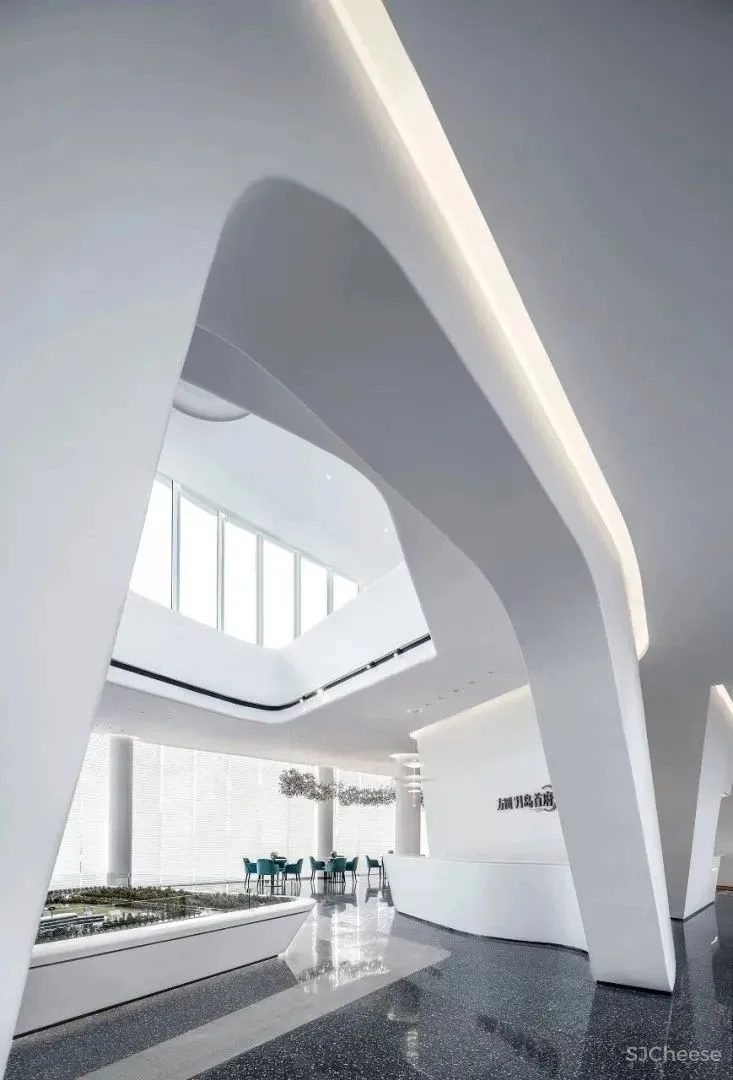 方圆珠海月岛销售中心一场纯粹未来美学体验 方圆建筑设计