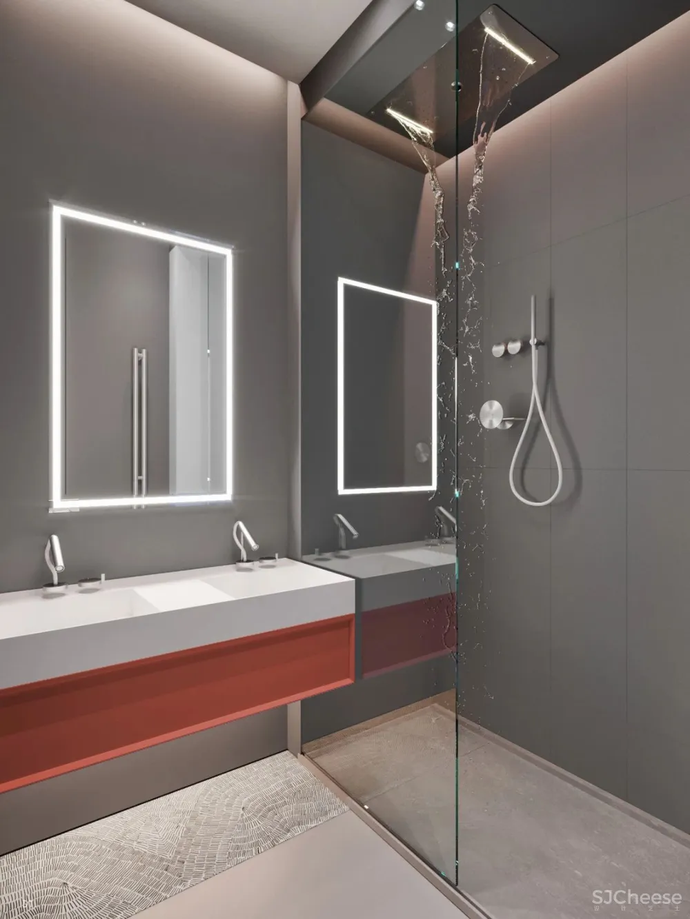 轻奢之美 丨一个空间,两个方案