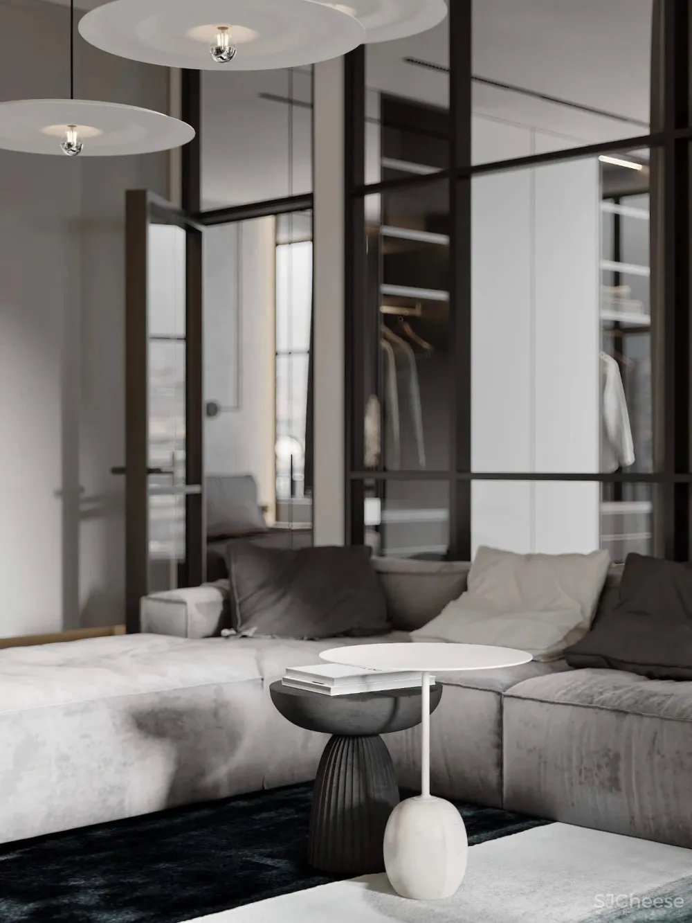 100㎡现代风格,三口之家,太吸引人了!