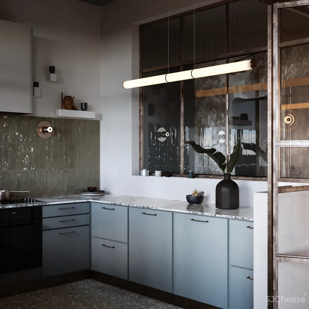 复古轻奢风,诗意般的美宅!