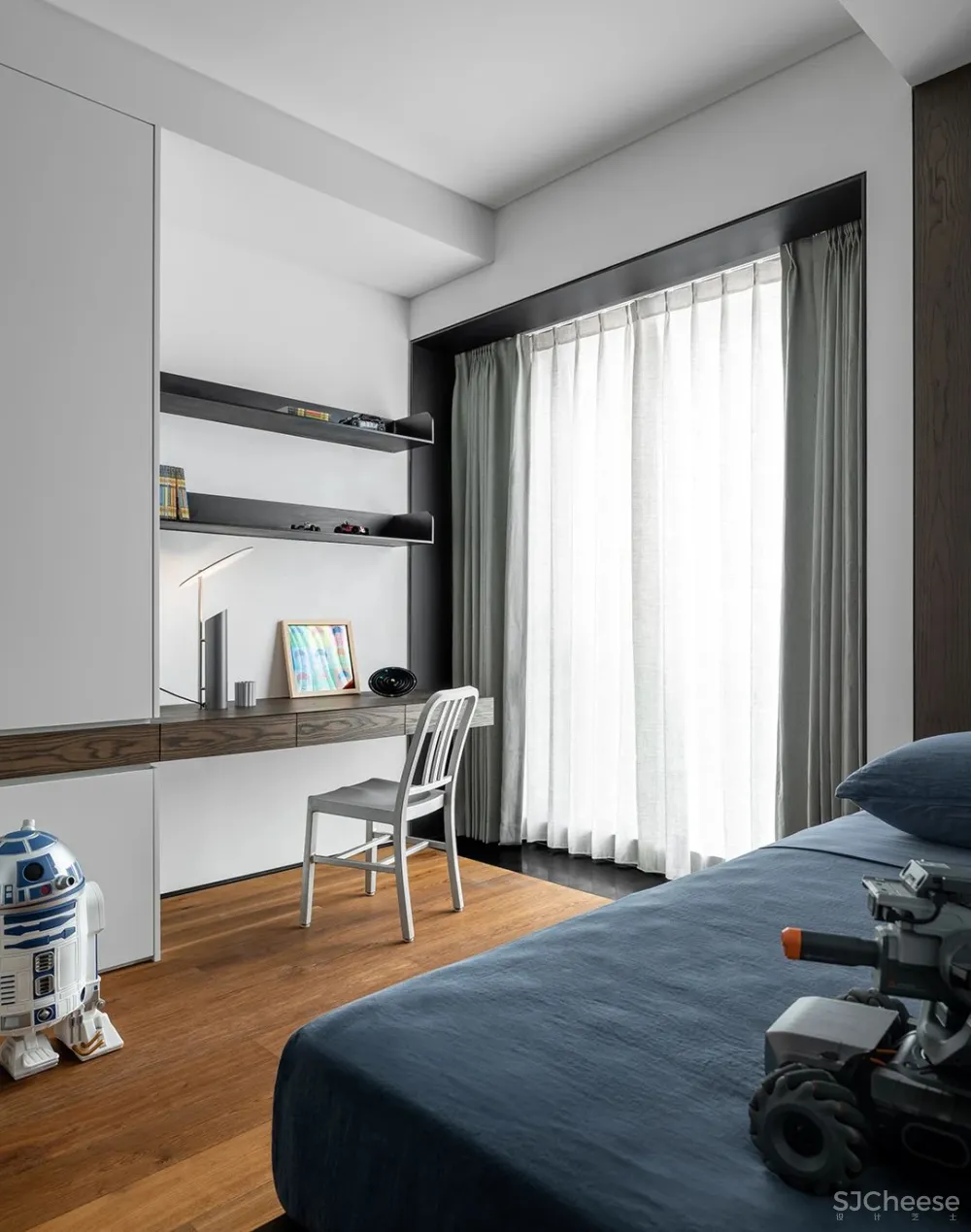 方磊 上海 555 m² 黄浦江畔顶层复式,大道至简,安静优雅!