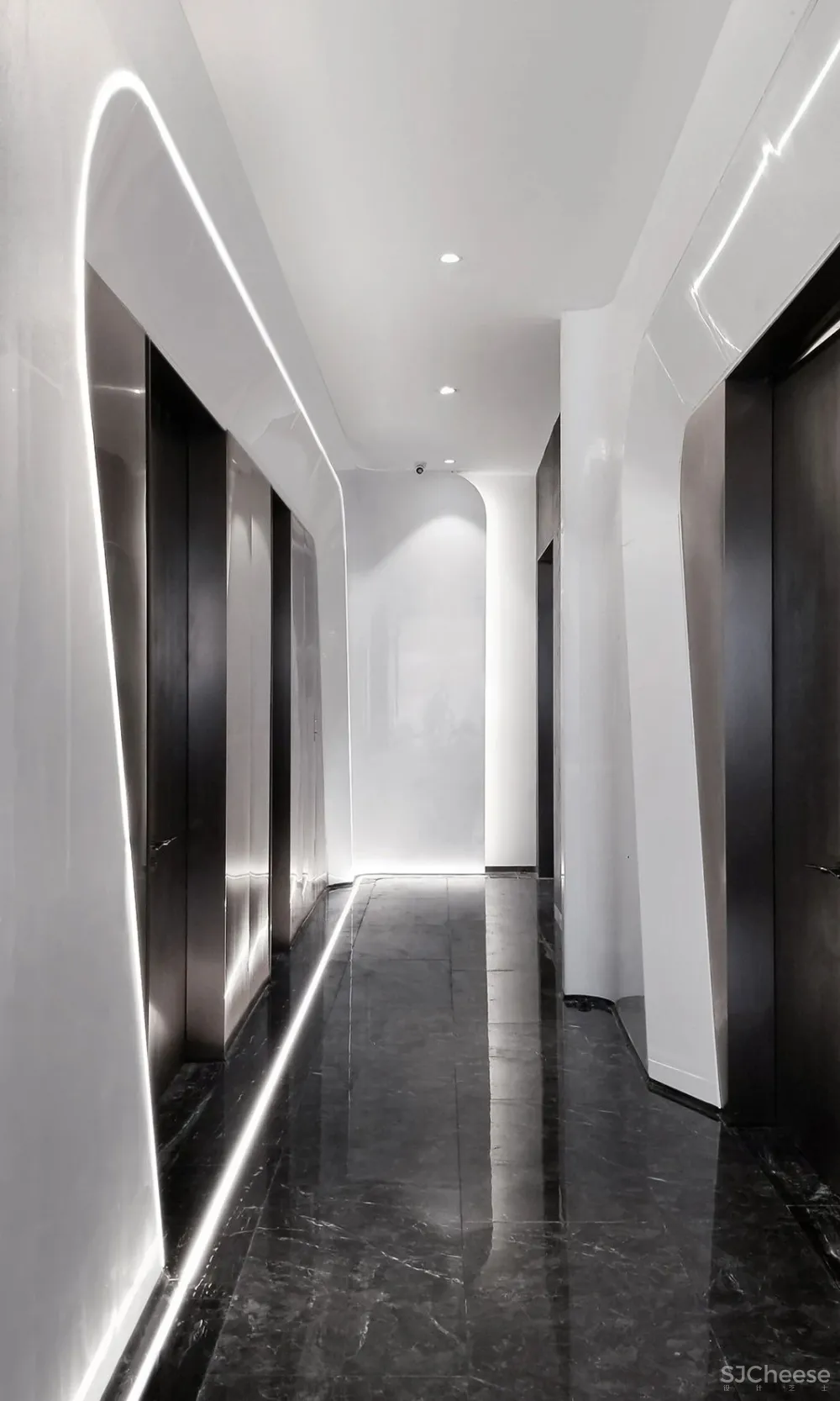 天鼓设计:线条的韵律,极简空间的秩序美学