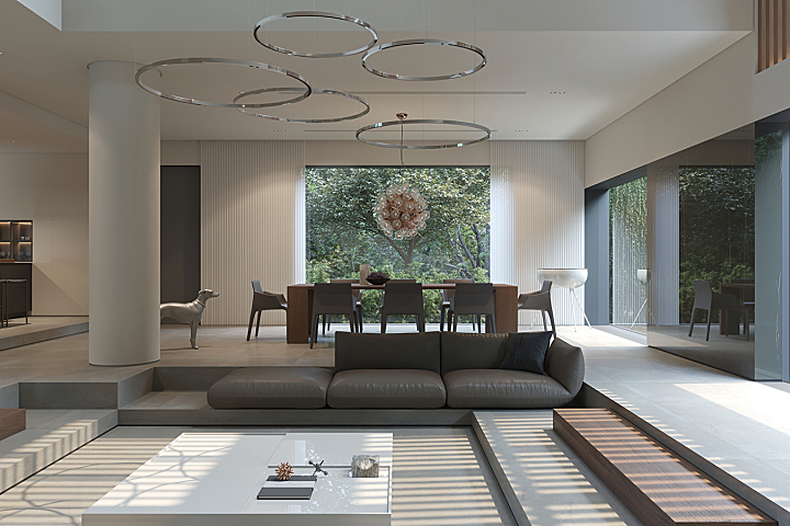 苏州980m²现代大宅,向美而生!