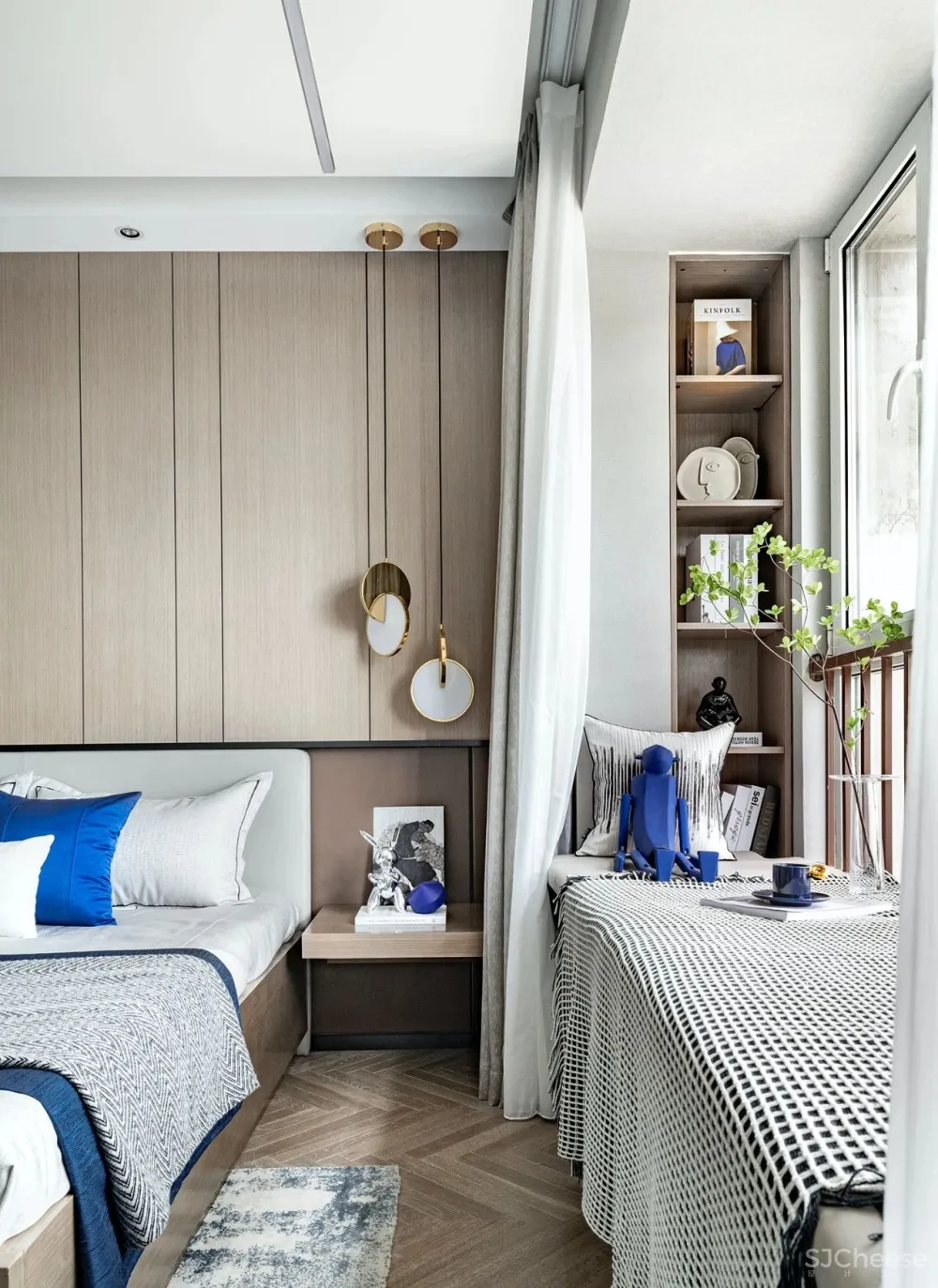 SHD山禾设计|泰安泰岳国风 以经典蓝缔造永恒的家