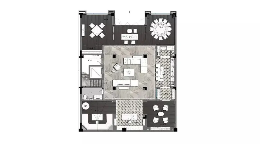 奢华别墅样板间，注入现代生活的美感！