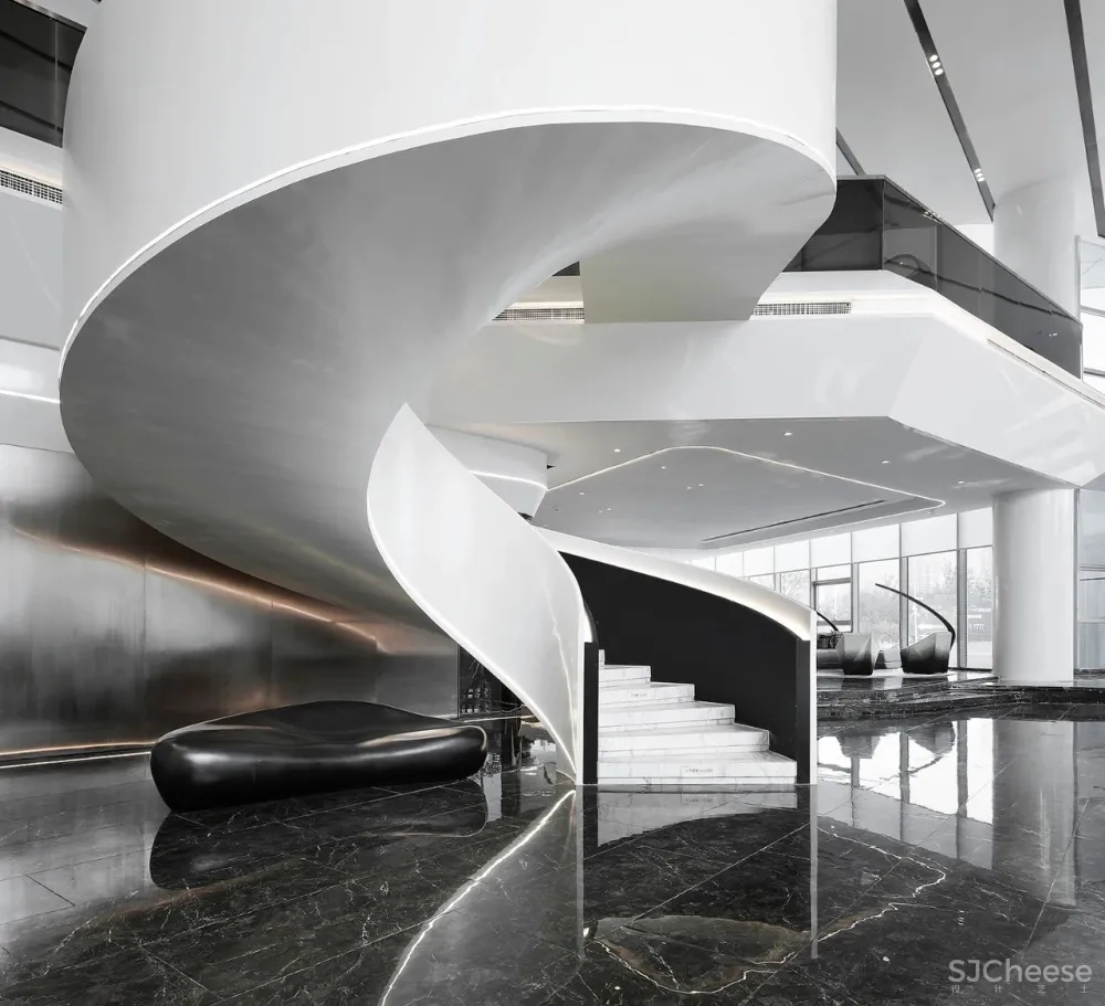 天鼓设计:线条的韵律,极简空间的秩序美学