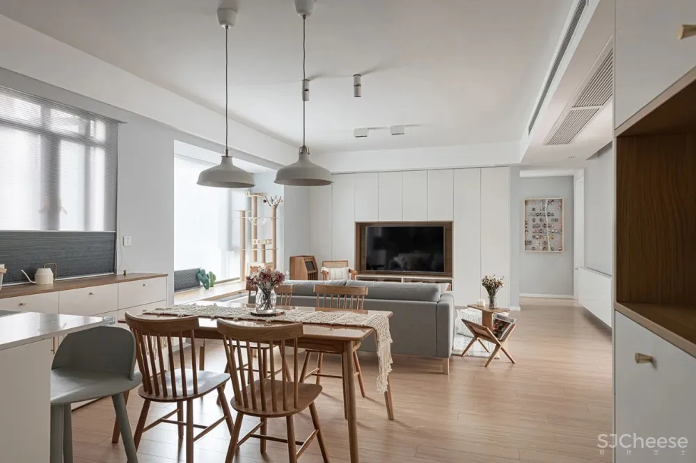 木、白、灰，素雅宁静的慢生活家居 予以设计