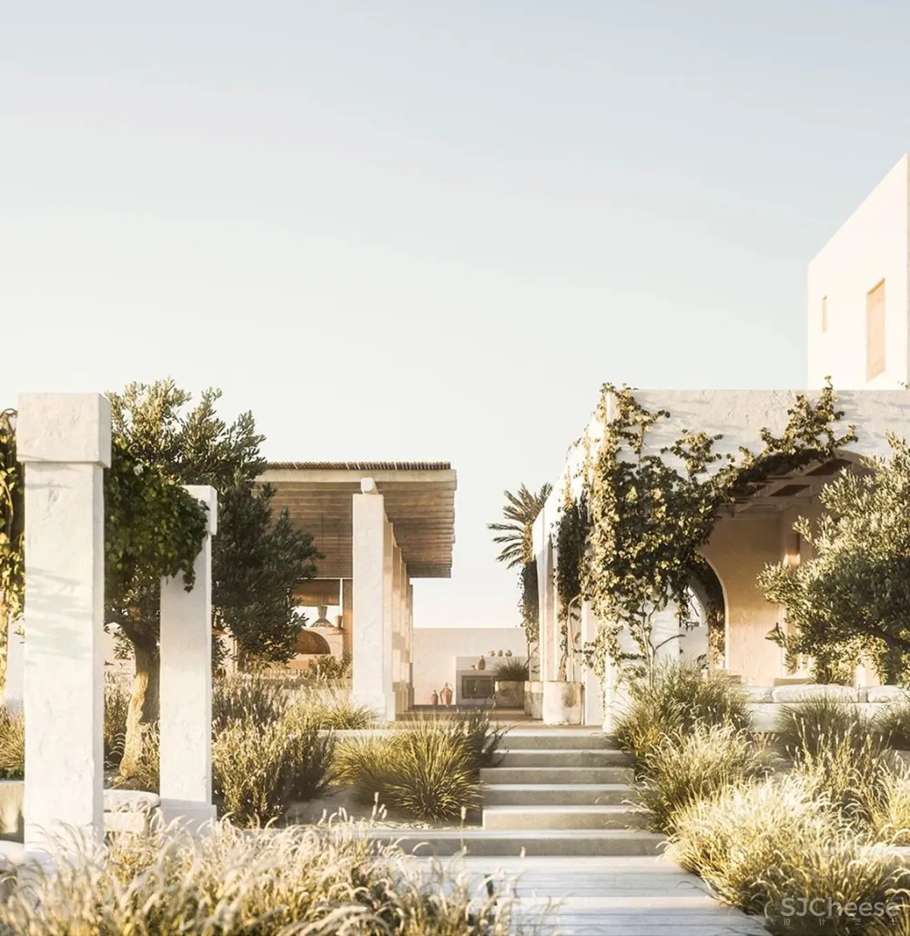 地中海风餐厅,用餐讲究的是环境与心情