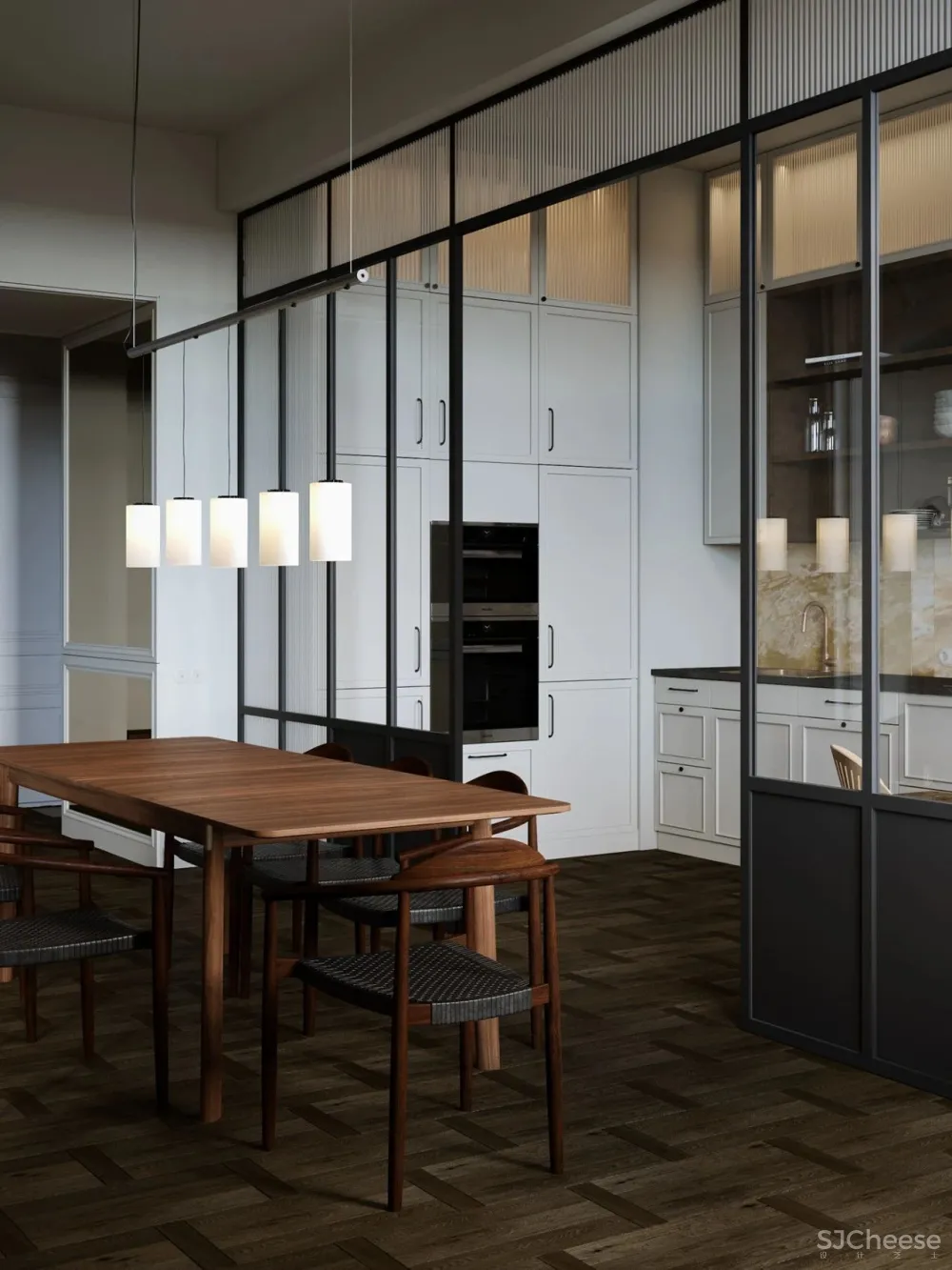 复古轻奢风,诗意般的美宅!